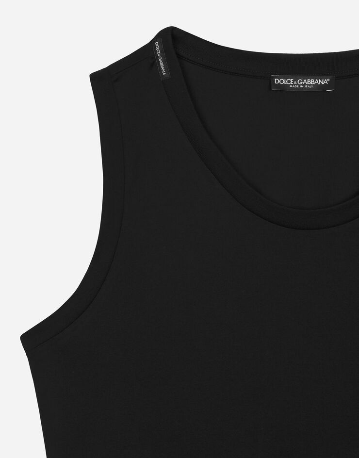 Jersey singlet with branded tag - 4