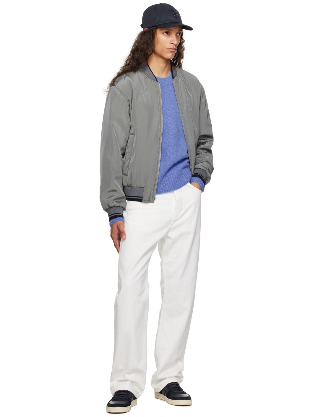 Blue Alpaca Sweater - 4