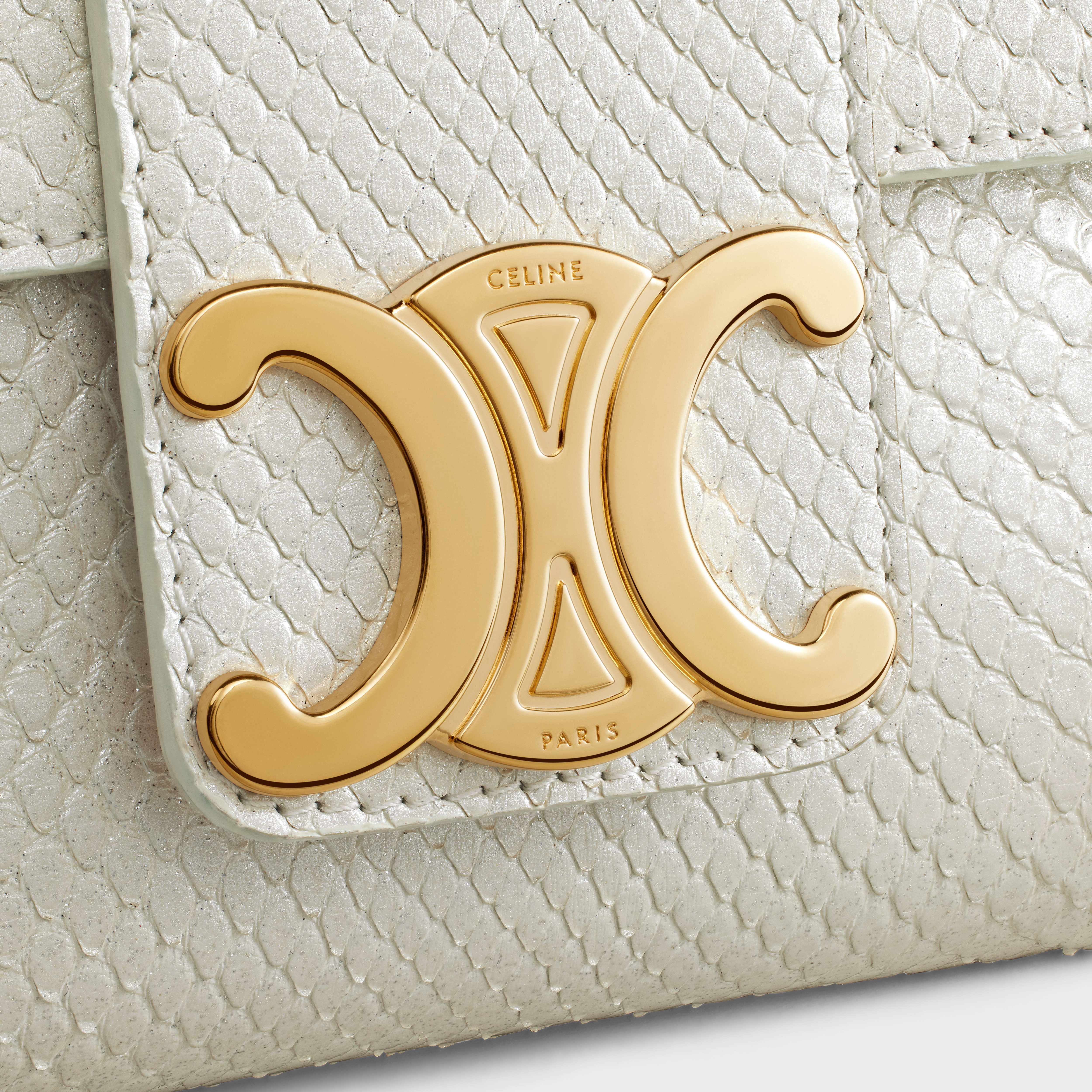 MEDIUM VICTOIRE BAG in PEARLY PYTHON - 4