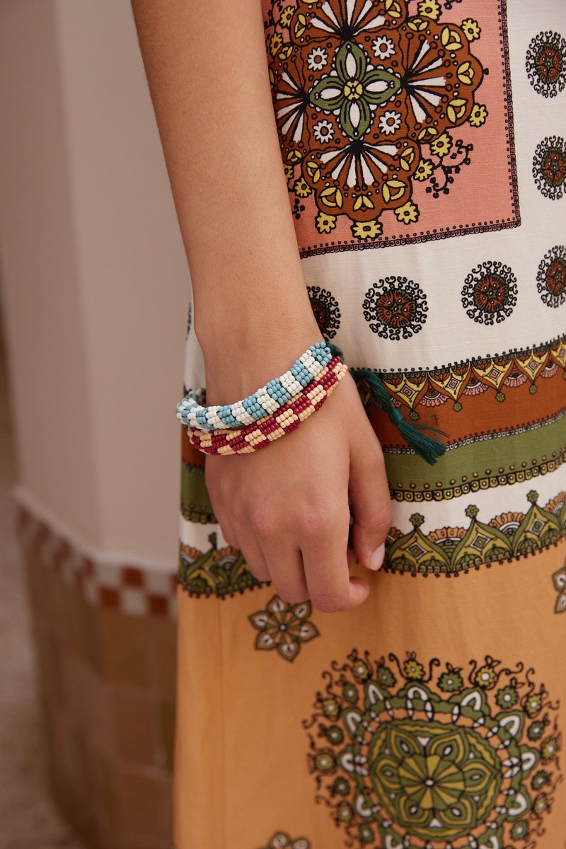 ALÉMAIS Le Jardin Bunch Bead Bracelet Clay outlook