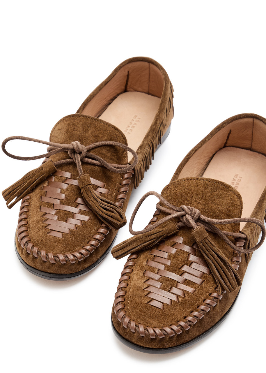 Isabel Marant étoile Fitza Fringed Suede Loafers - 3