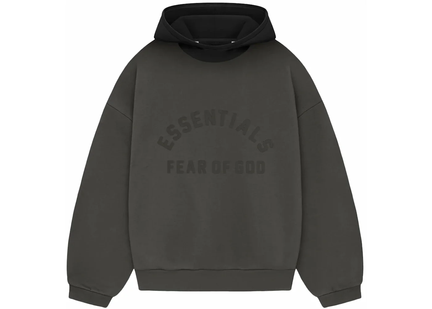 Fear of God Essentials Nylon Fleece Hoodie Ink/Jet Black - 1