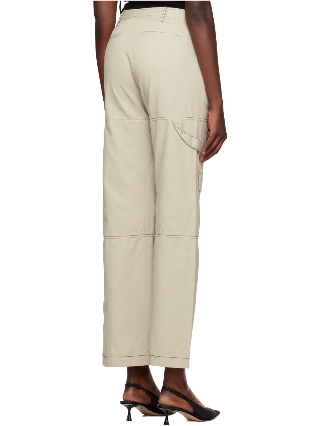 Beige Flynn Trousers - 3