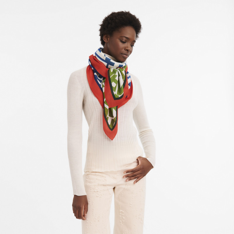 Le Pliage LGP recto verso Stole Orange - OTHER 2