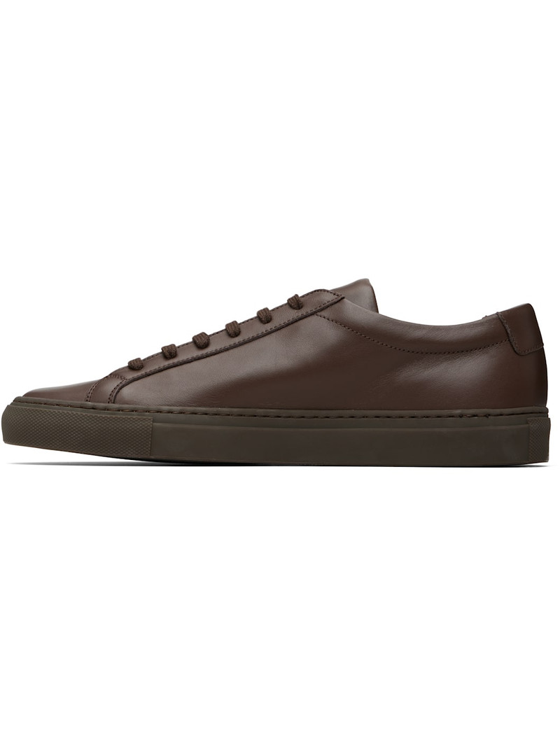 Common Projects Brown Original Achilles Low Sneakers outlook