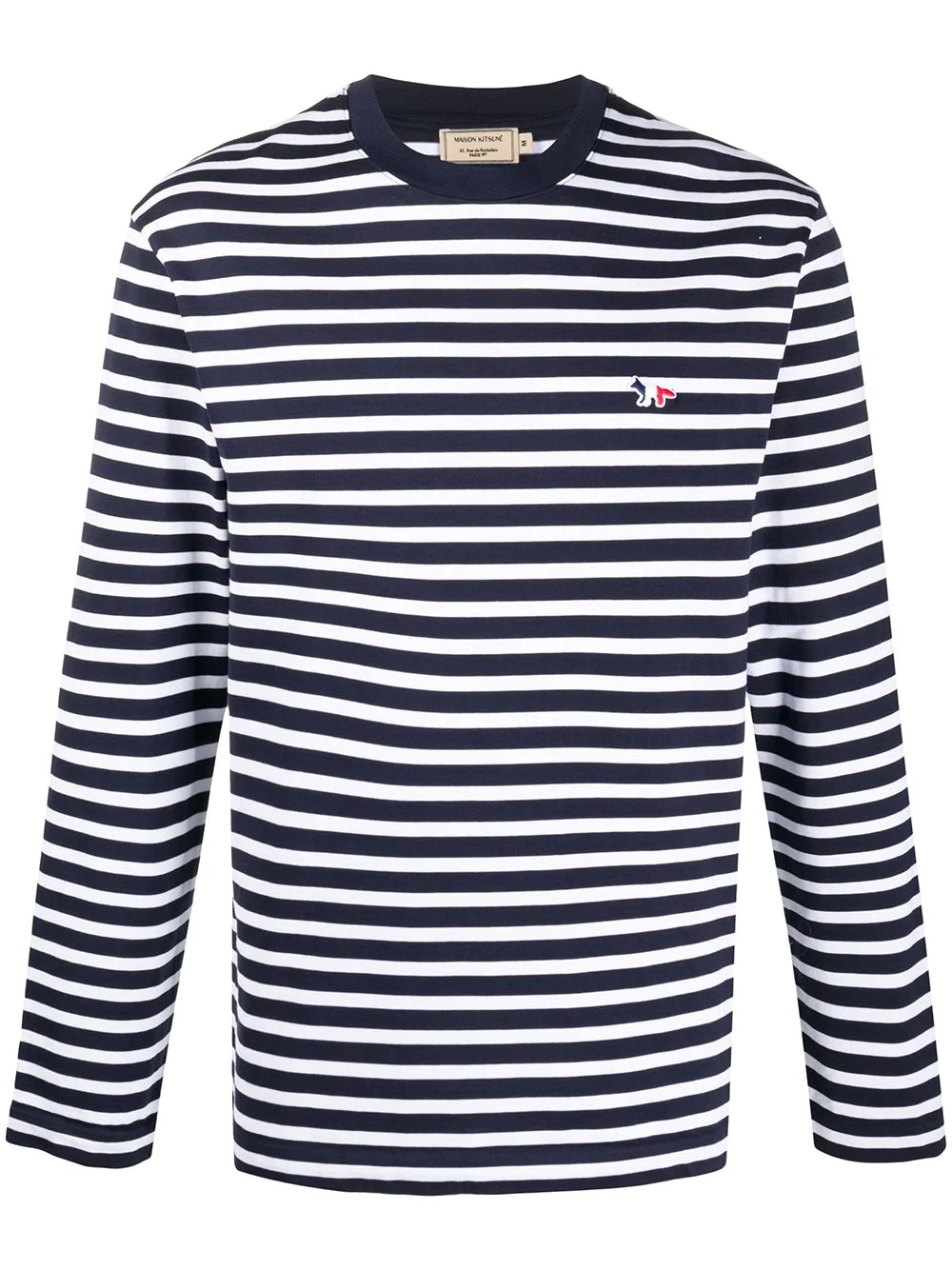 striped long-sleeve T-shirt - 1