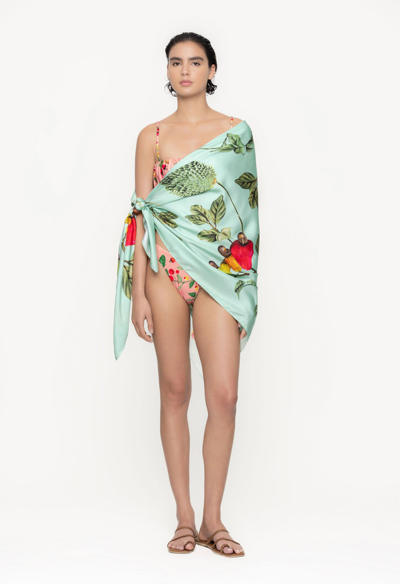 Agua by Agua Bendita Celeste Frutal Scarf outlook