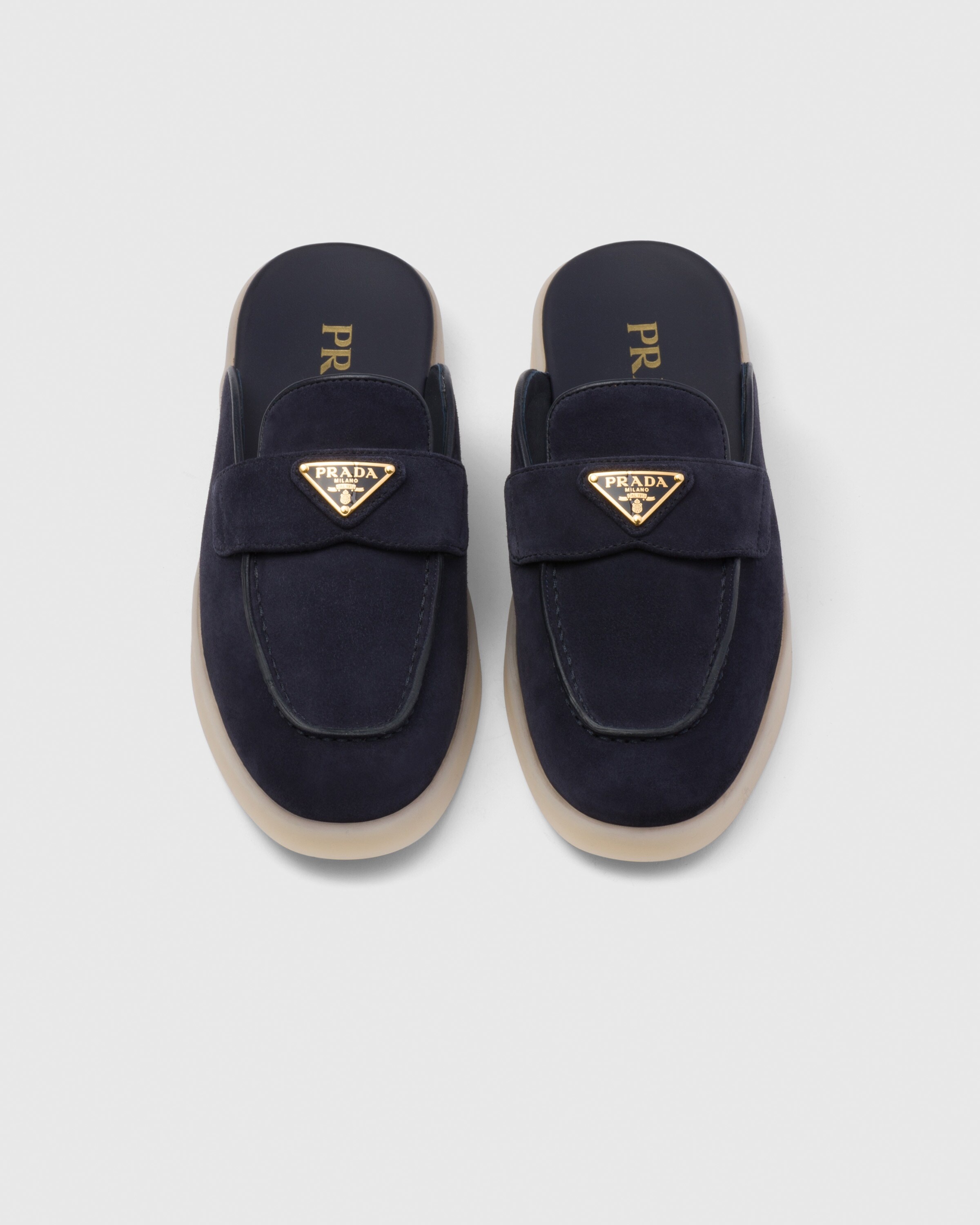 Suede mules - 4