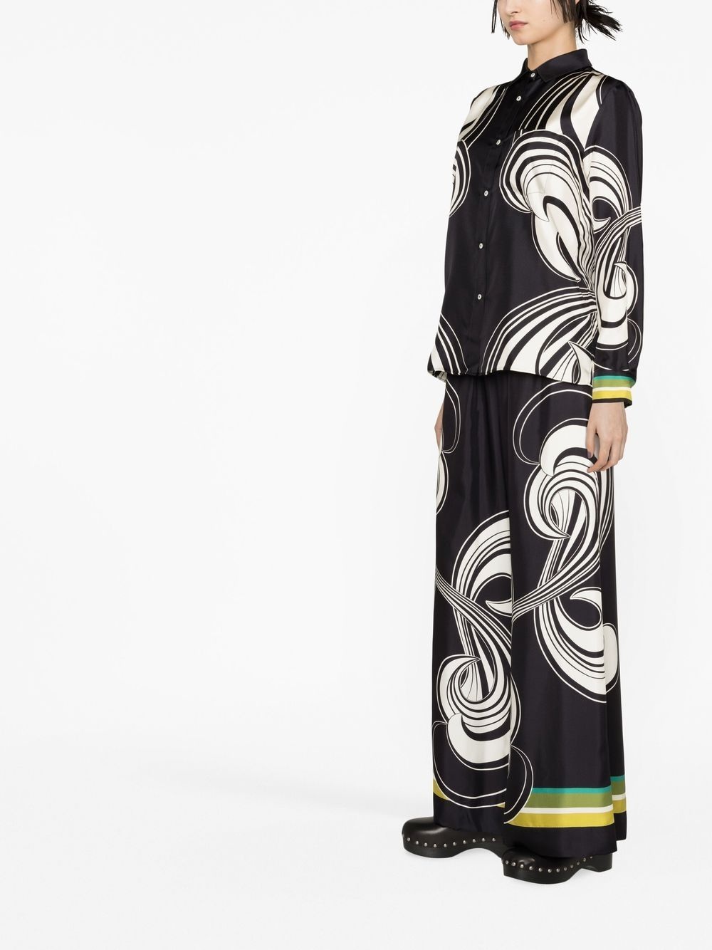 Placée wide-leg trousers - 4