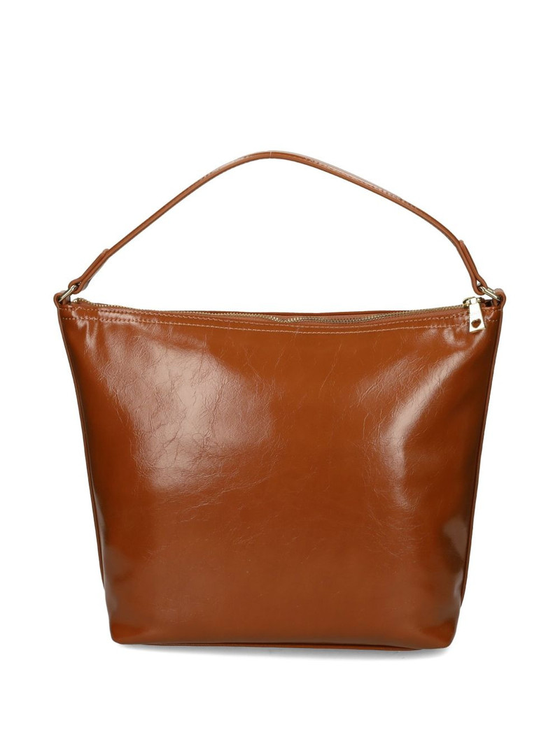 logo-plaque studded shoulder bag 3