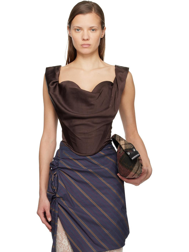 Brown Sunday Corset Top 1