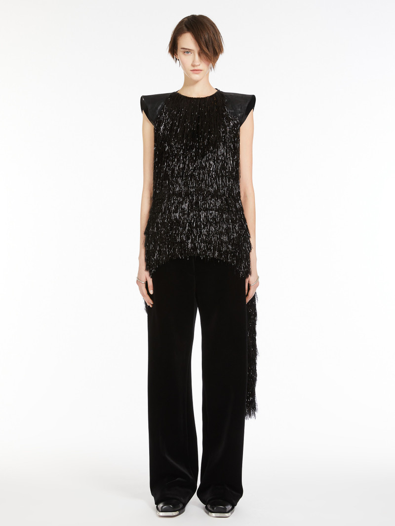 Sportmax ARTE1234 Soft velvet trousers outlook