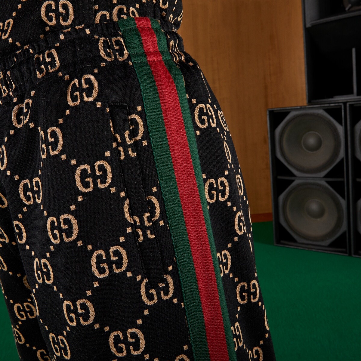 GG jersey cotton jogging shorts - 4