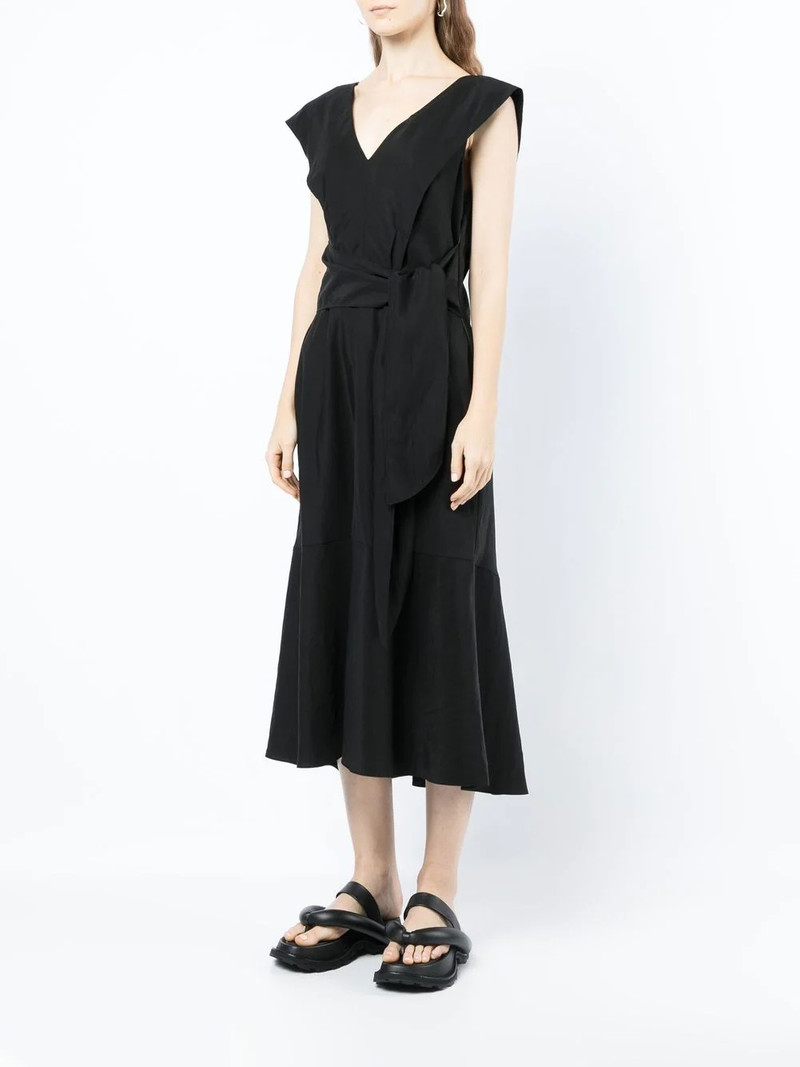 V-neck sleeveless midi dress 3