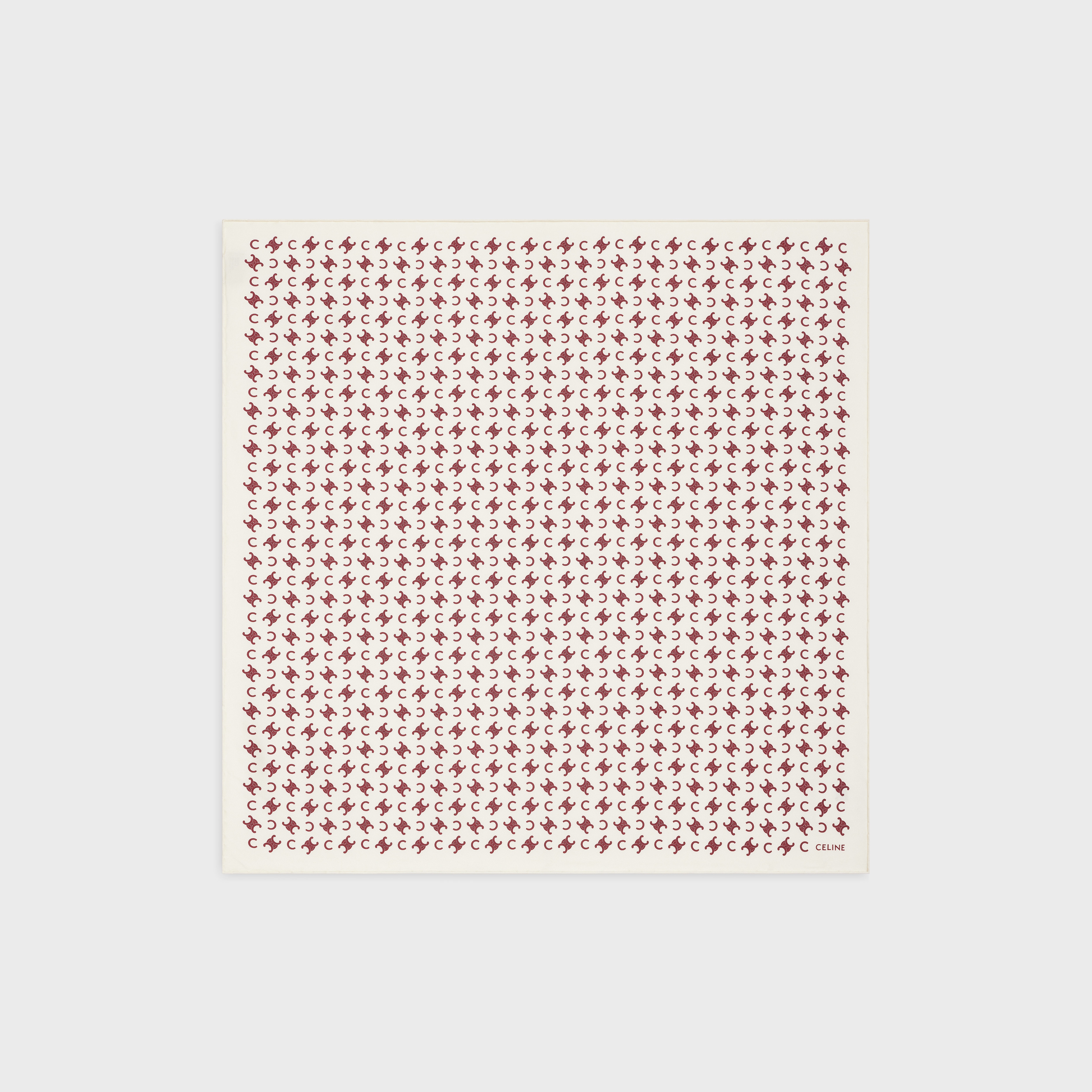 SQUARE IN PRINTED SILK TWILL - 2