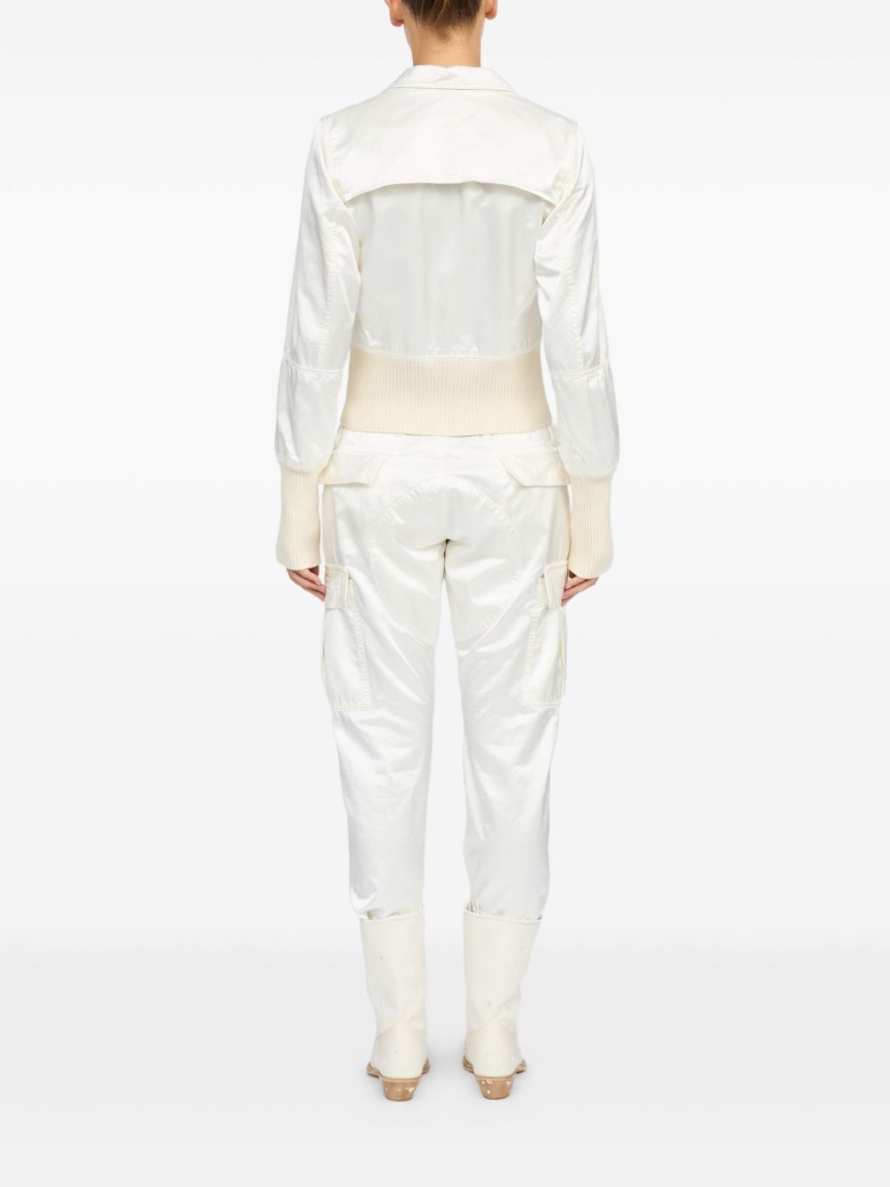 satin-finish bomber jacket - 6