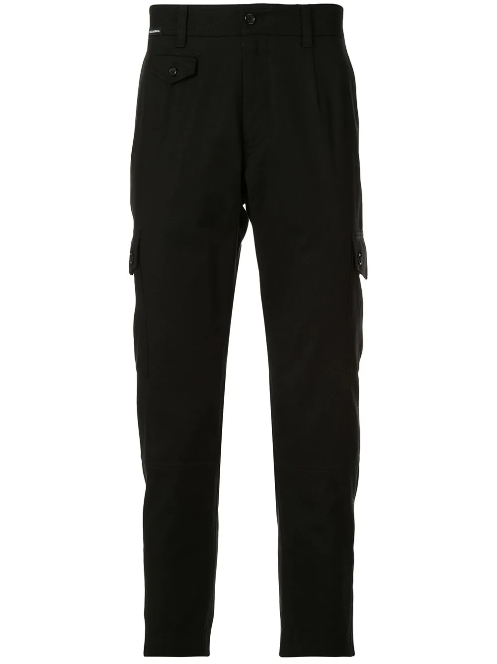 multi-pocket tapered trousers - 1