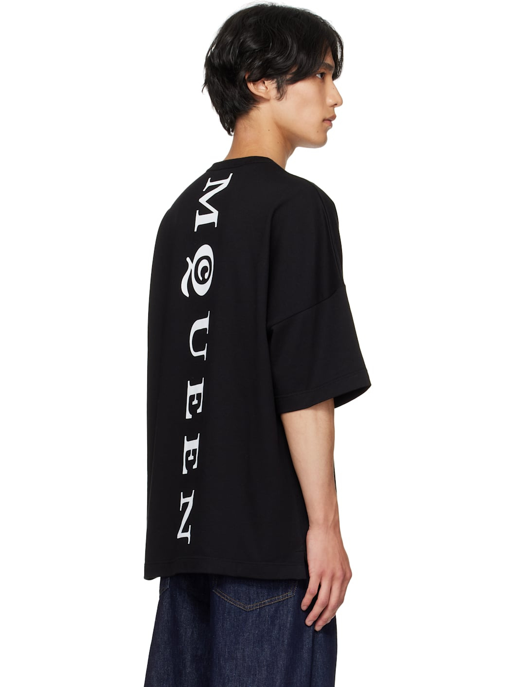 Black Oversized 'McQueen' T-shirt - 3