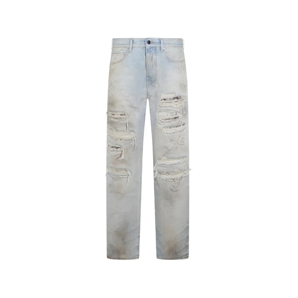 Amiri Blue Denim - Regular & Straight-Leg Jeans Men - 1