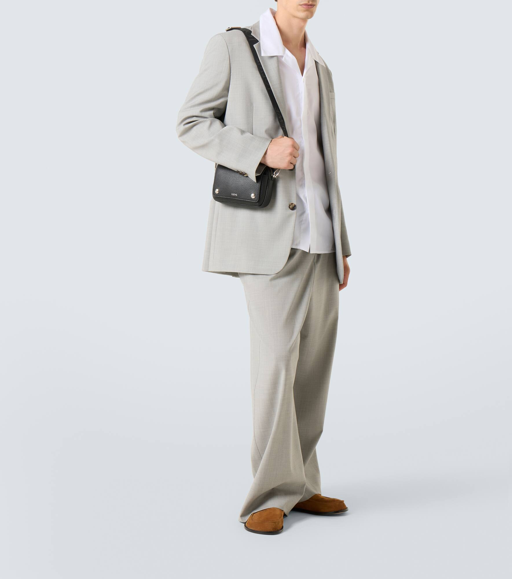 Pebble Small leather shoulder bag - 6