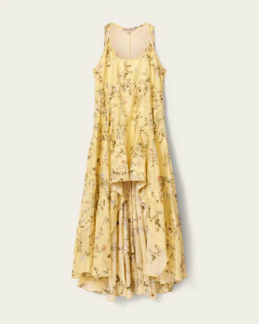 DORINA FLORAL ASYMMETRIC DRESS - 1