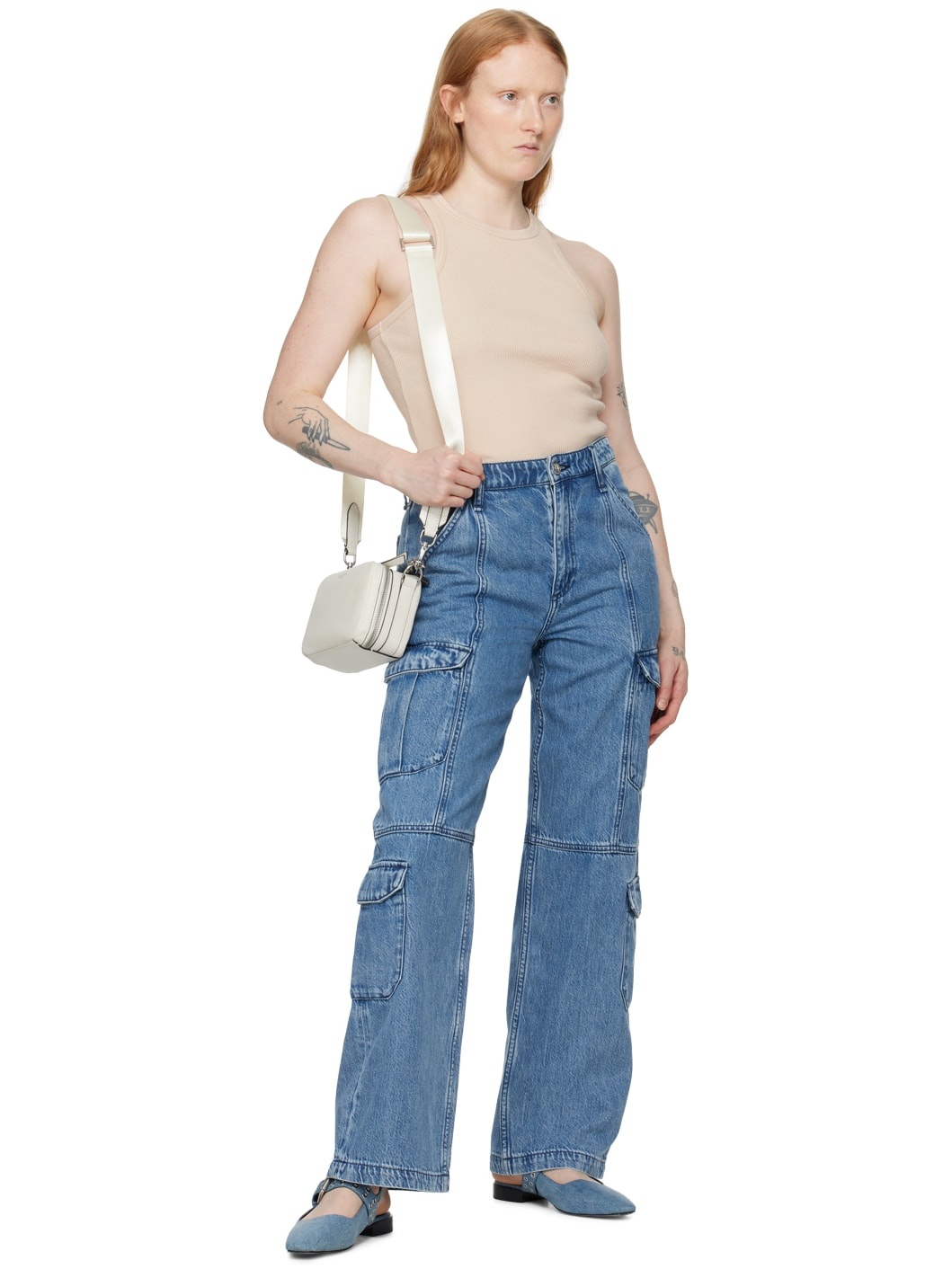 【関税込み】rag & bone ホワイト Cami Chain カメラバッグ rag & bone Women's Cami Chain Camera Bag, Antqwht, Off White
