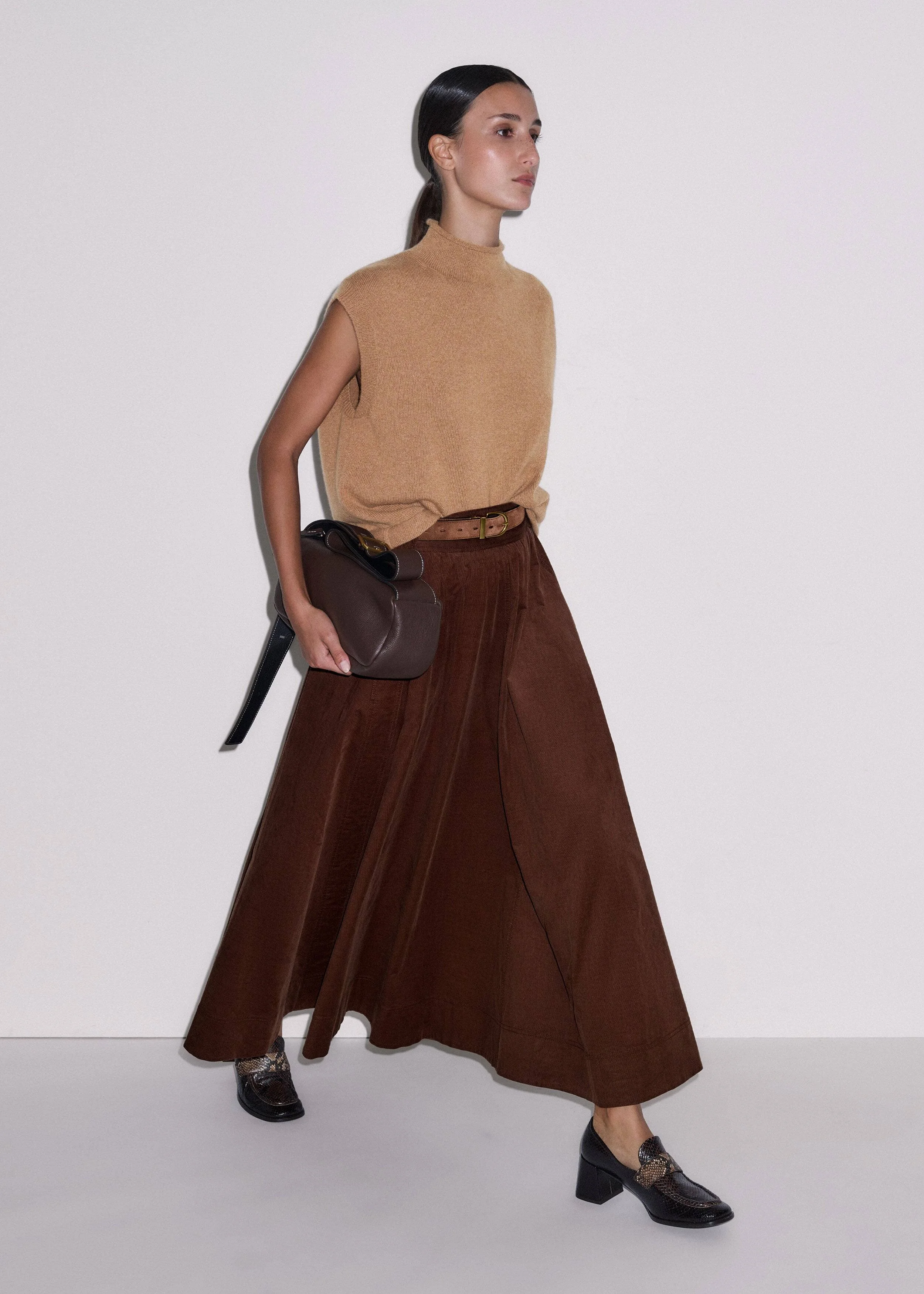 A-Line Maxi Skirt - 1