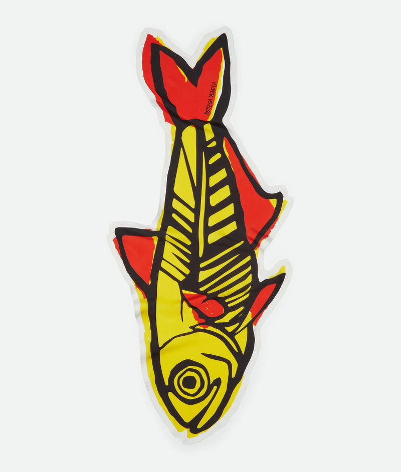 Printed Silk Fish Foulard 1