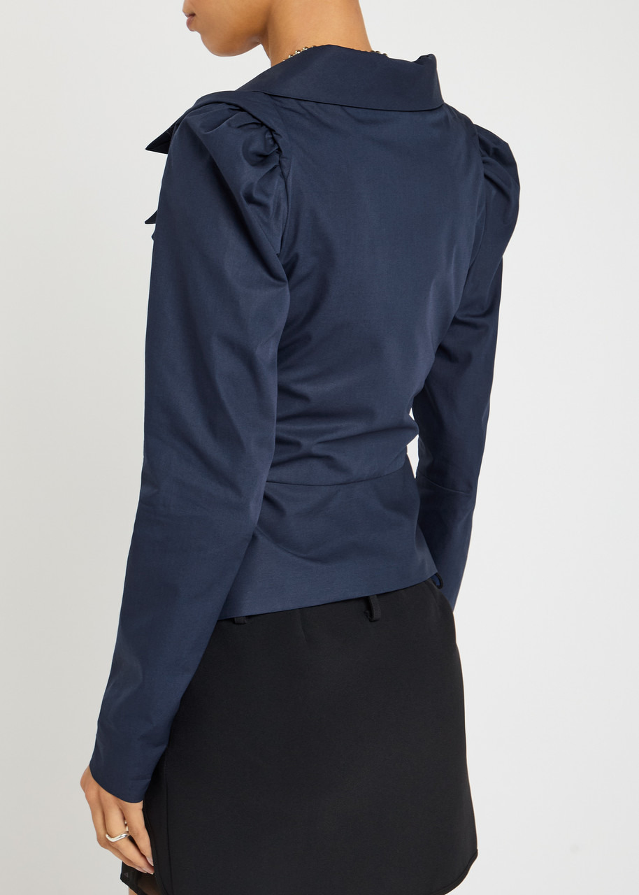 Vivienne Westwood Monday Gathered Cotton Shirt - 3