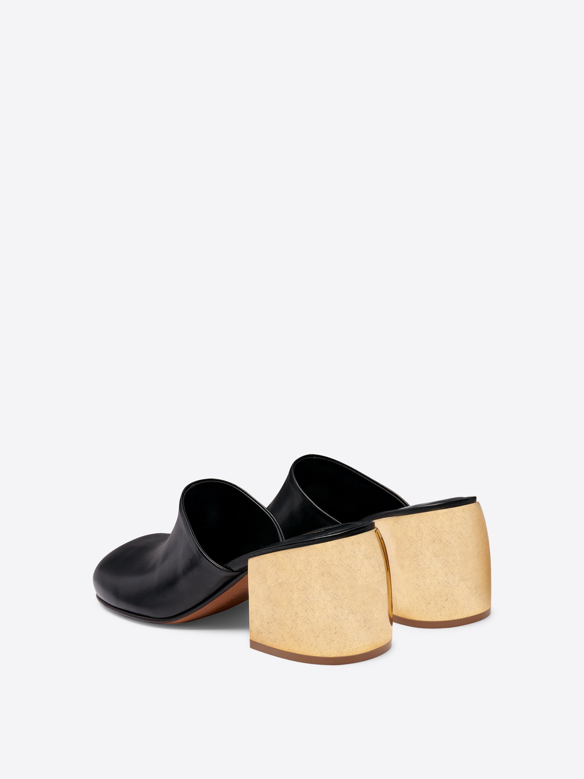 LEATHER MULES - 4