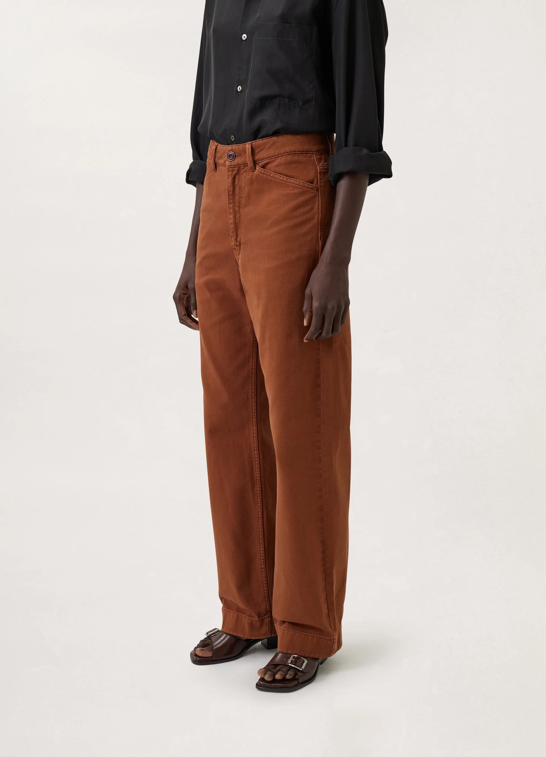 CHINO DENIM PANTS
GARMENT DYED DENIM - 4