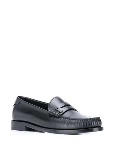 SAINT LAURENT block heel loafers outlook