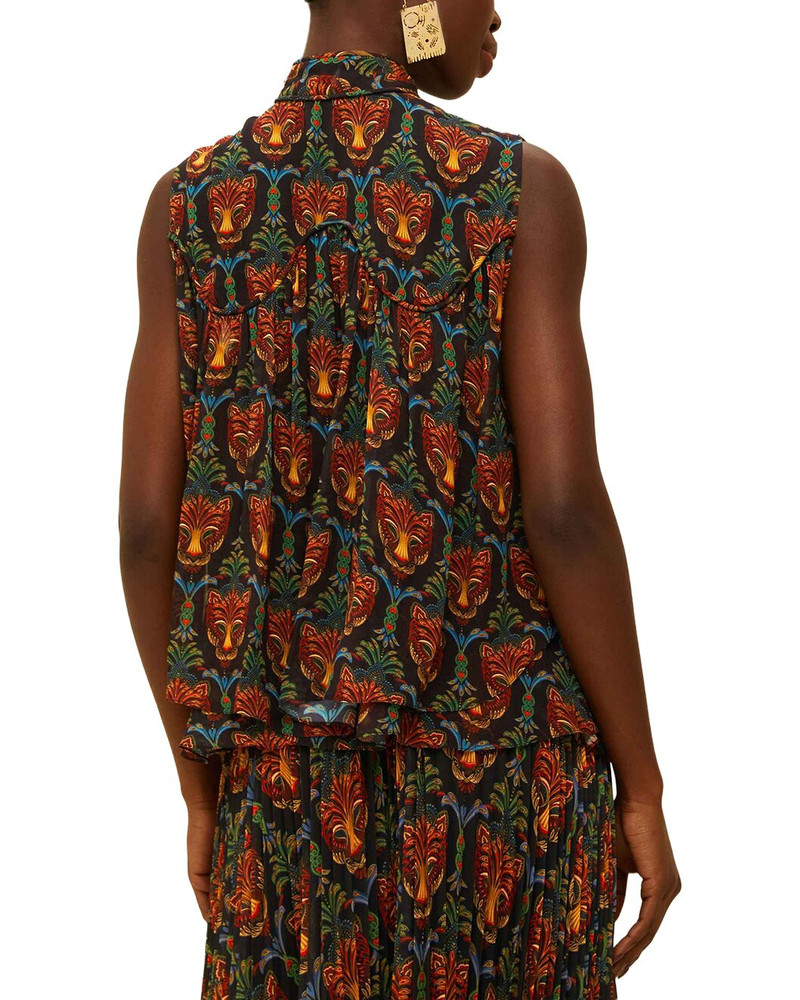 FARM RIO FARM Rio Boho Panther Sleeveless Blouse outlook