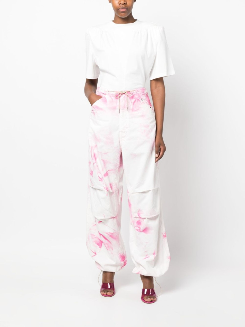 DARKPARK tie-dye cargo trousers outlook