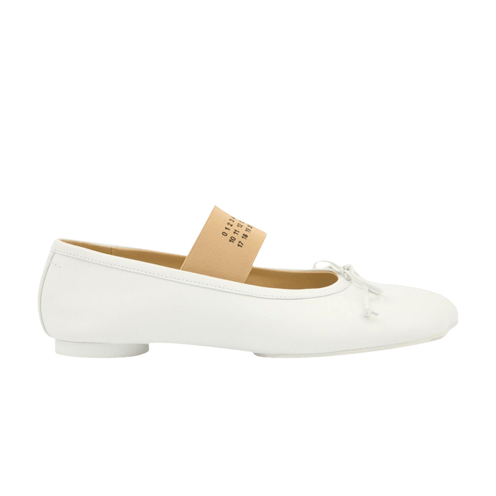 MM6 Maison Margiela Wmns Anatomic Ballerinas 'White' - 1