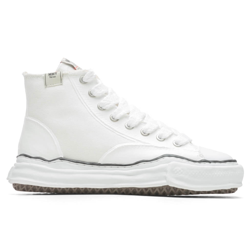 PETERSON HIGH OG SOLE RUBBER PAINTED CANVAS SNEAKER - WHITE - 1