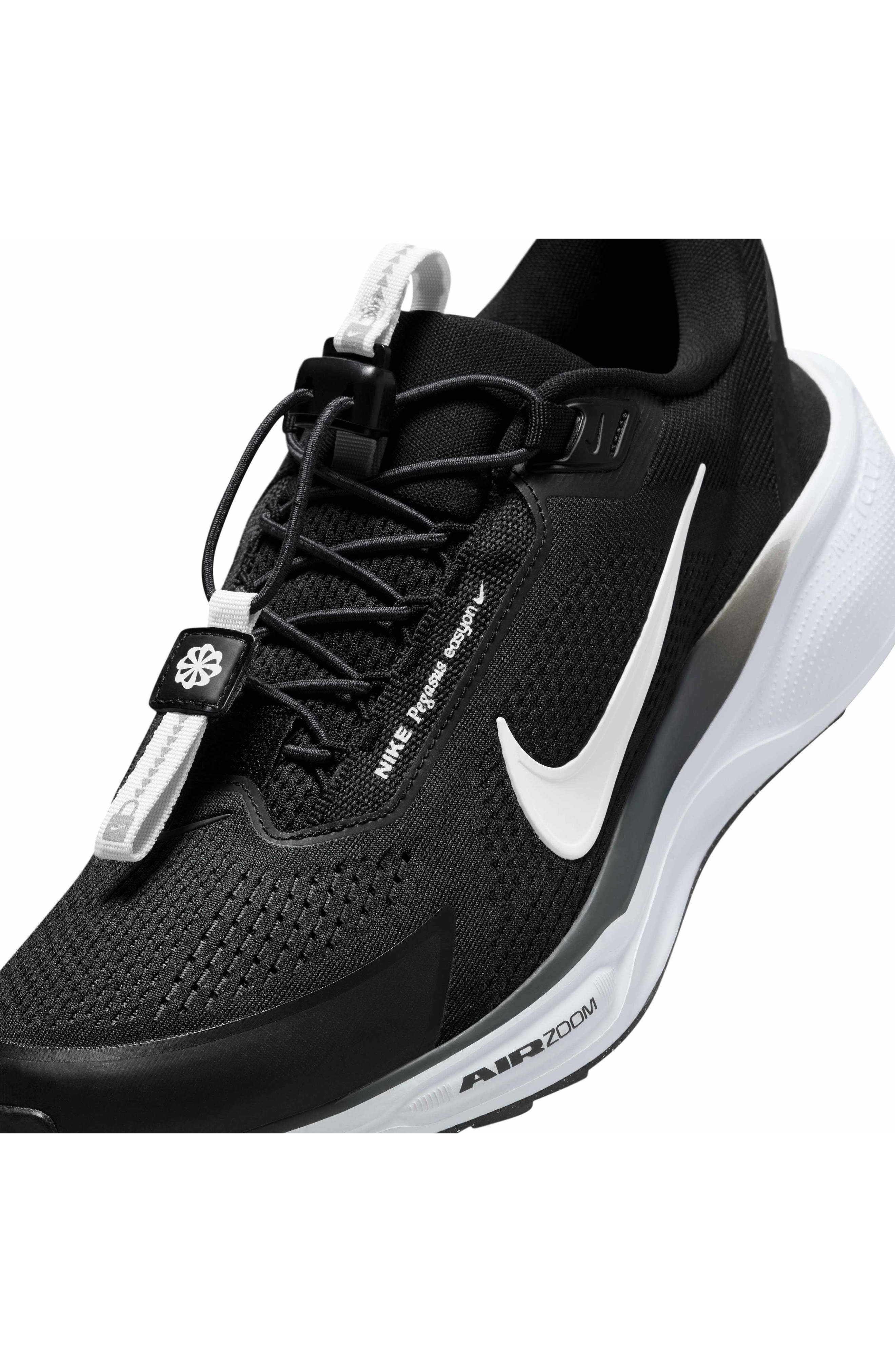 Nike Pegasus EasyOn Running Shoe in Black/Anthracite/Photon Dust at Nordstrom - 9