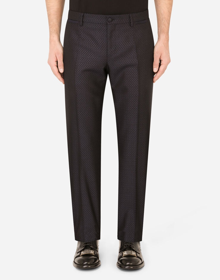 Tailored jacquard pants - 1