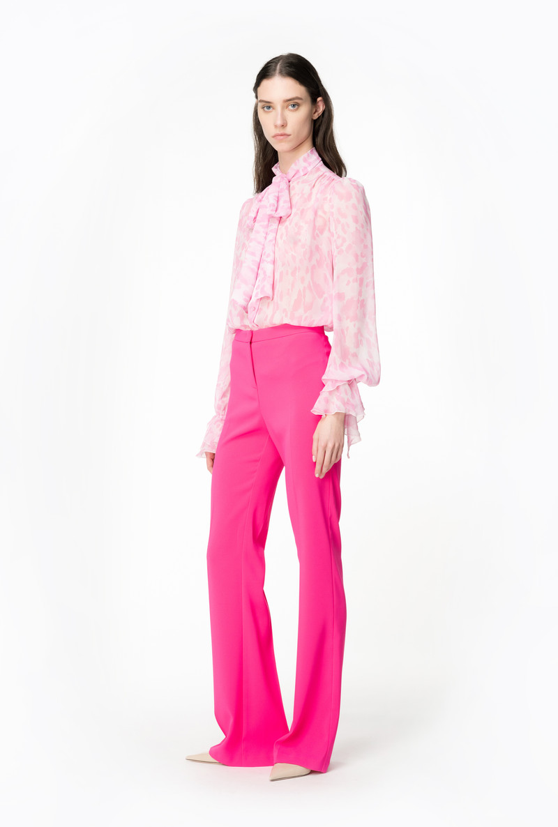 FLARED STRETCH TROUSERS 3