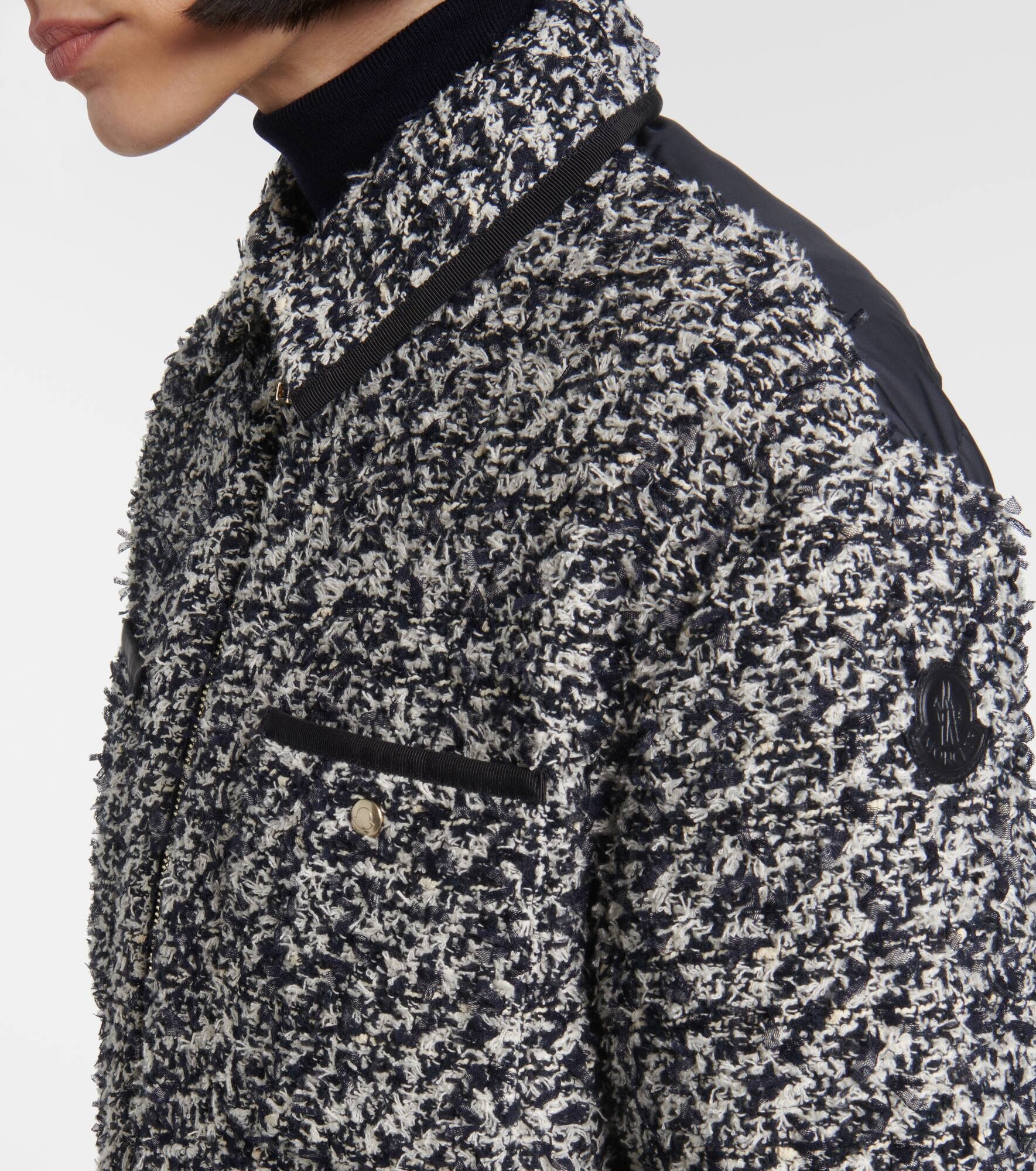 Tweed bomber jacket - 4