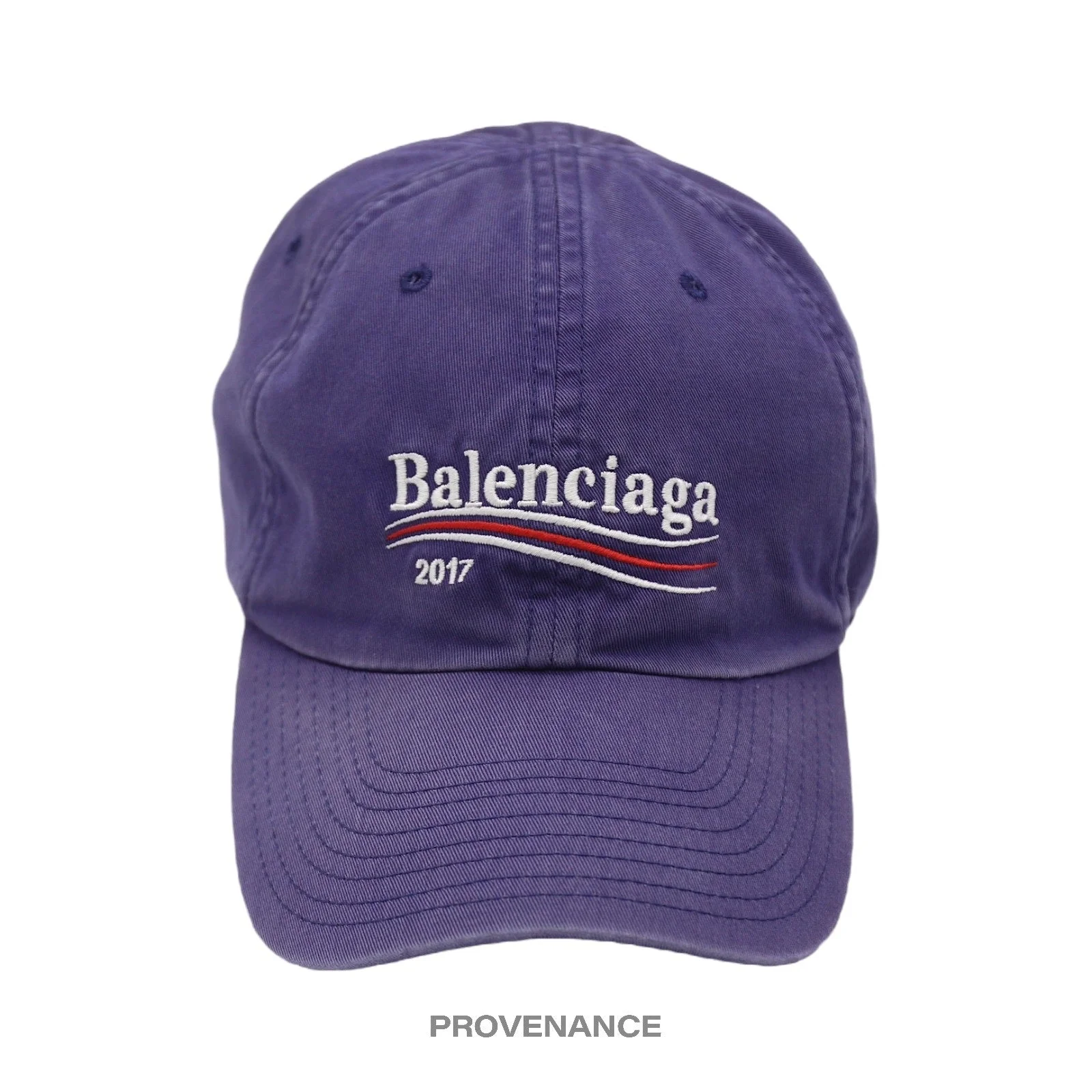 Balenciaga Campaign Cap - Washed Blue - 1