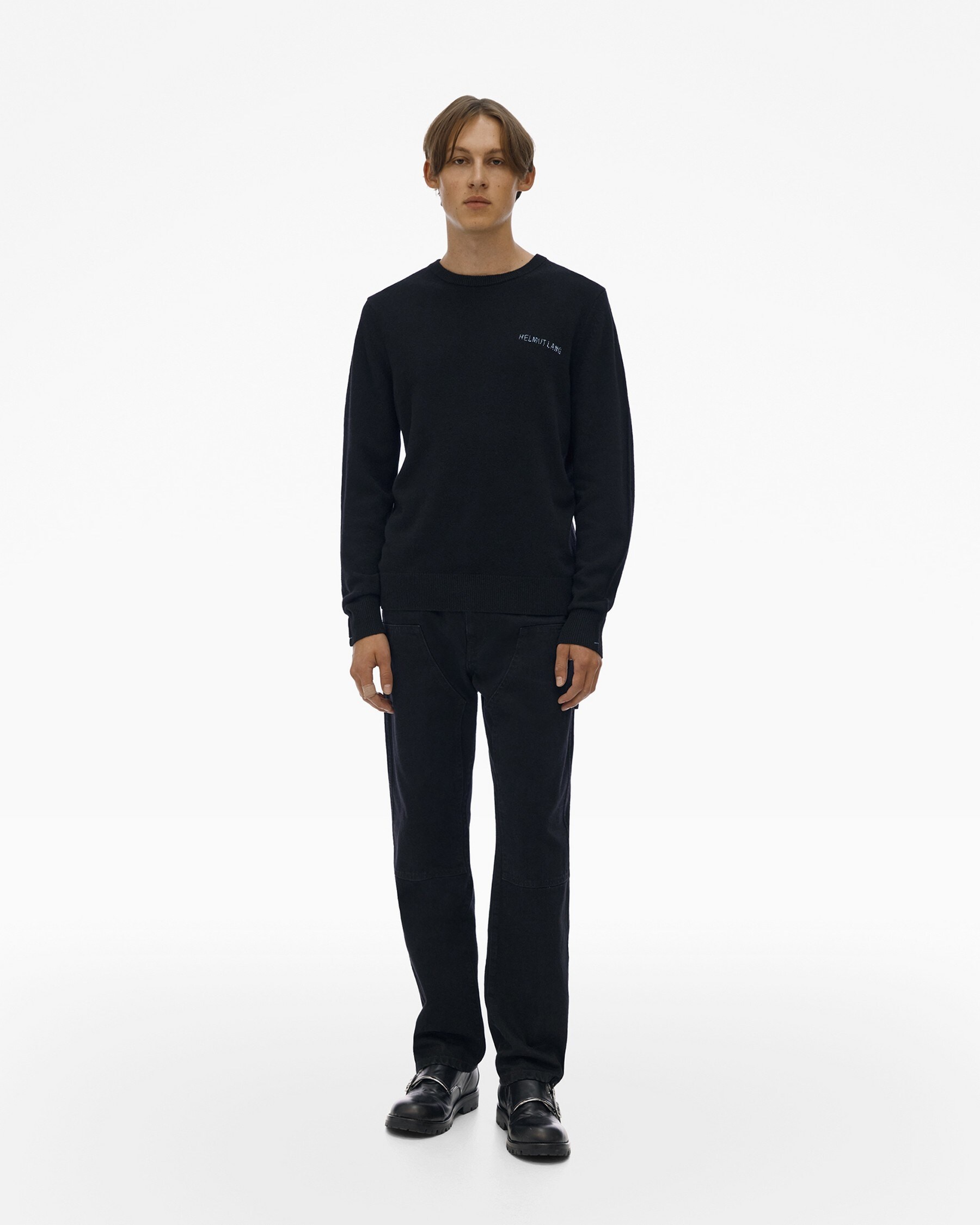 EMBROIDERED LOGO SWEATER - 2