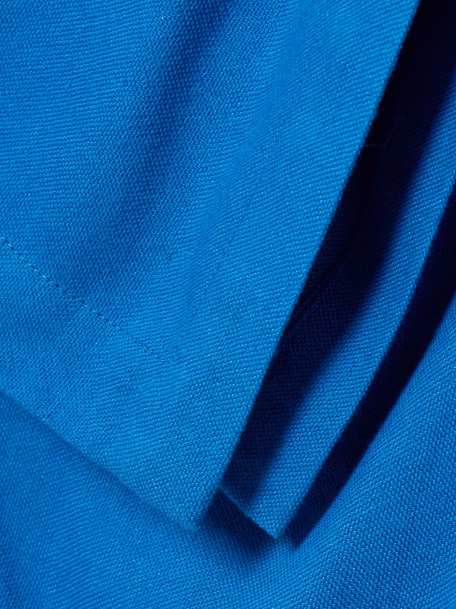 Palazzo cotton-blend wide-leg pants Blue - 5
