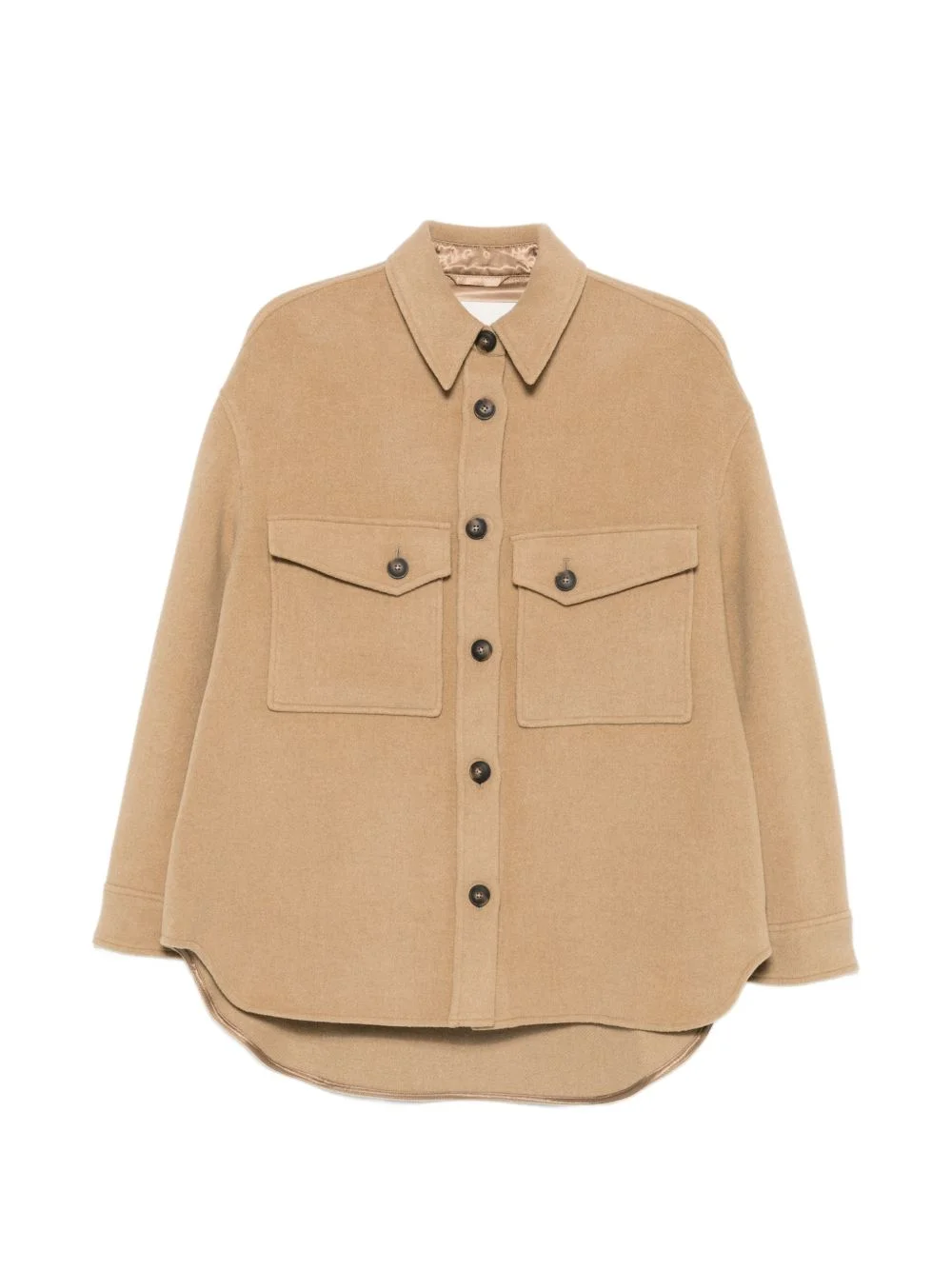 button-up shirt jacket - 1