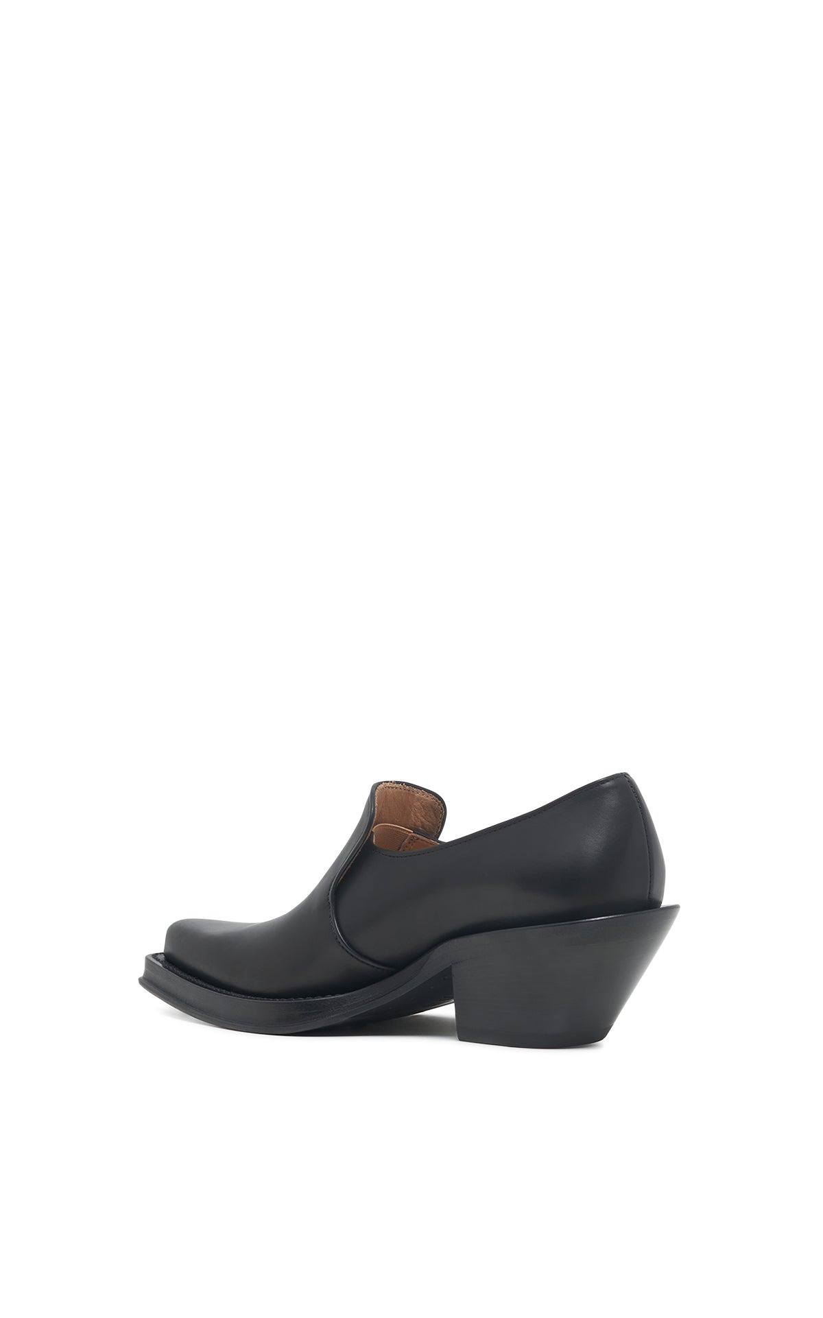 Jack Loafer in Black Nappa Leather - 3