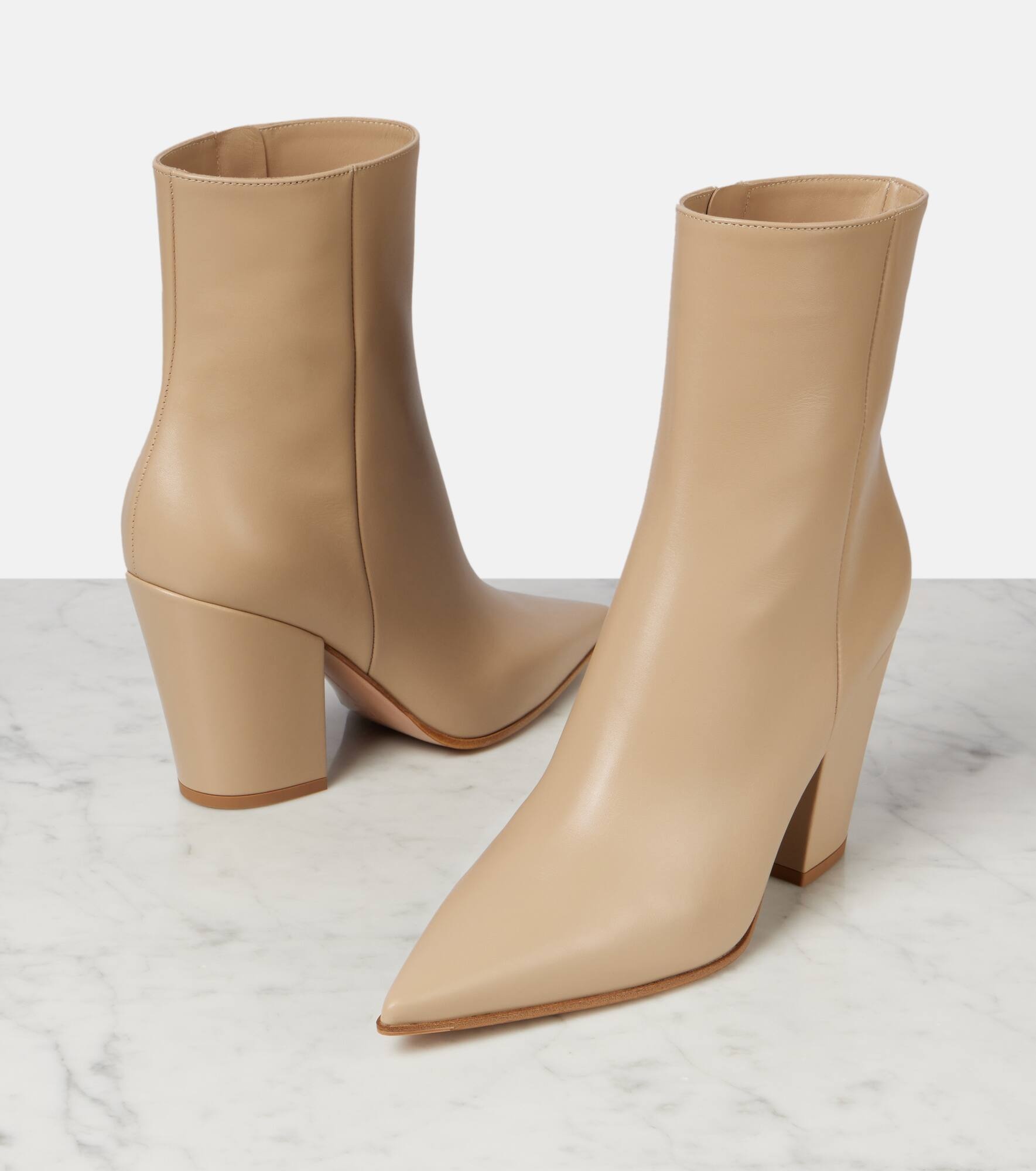 Keinna 85 leather ankle boots - 5