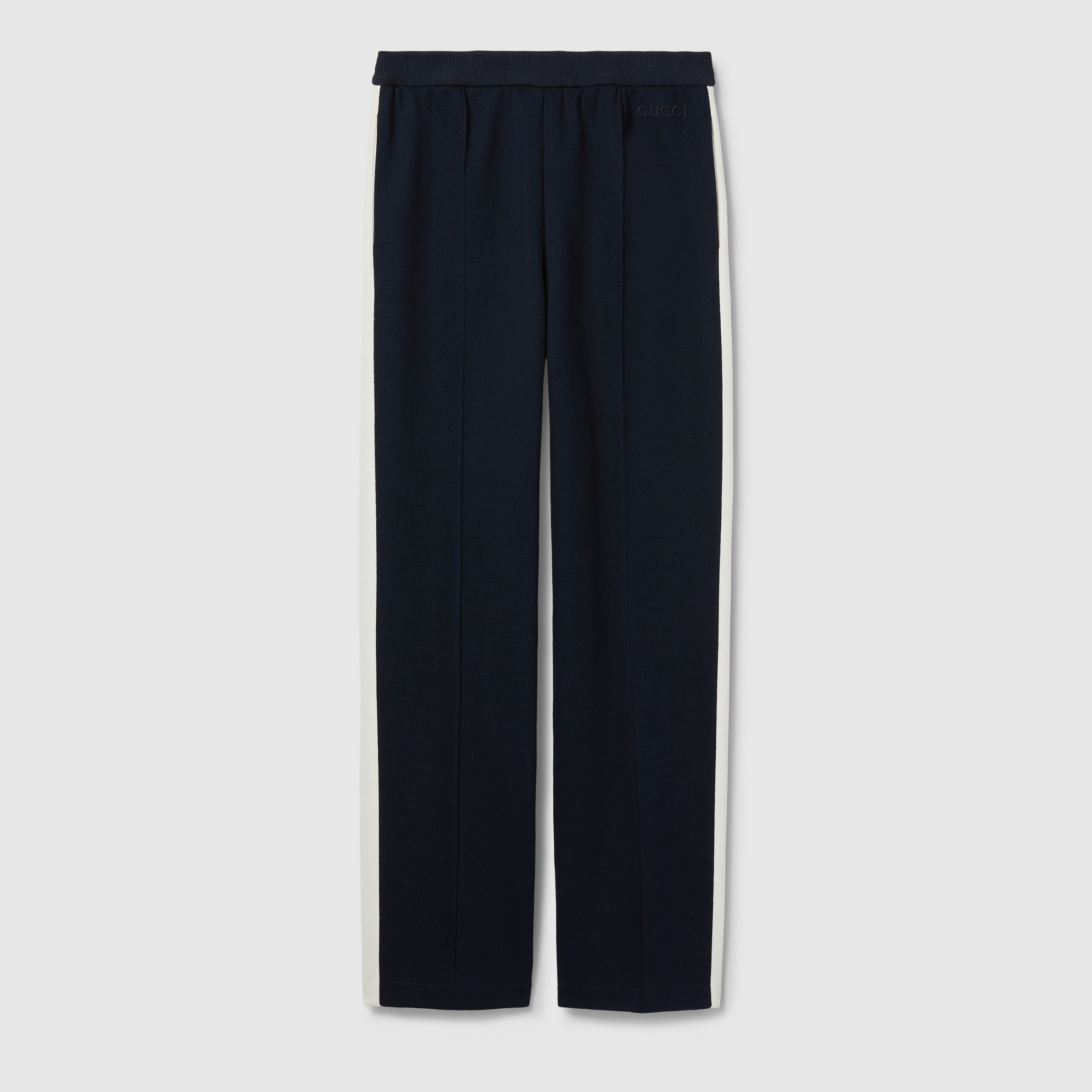 Cotton jersey pants with embroidery - 1