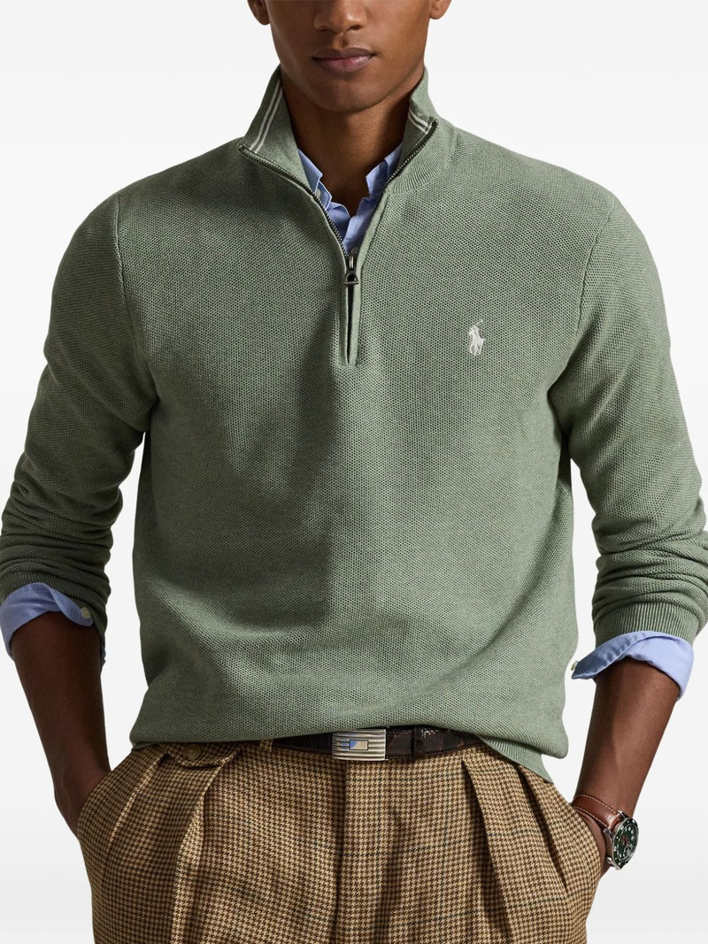 long-sleeve half-zip sweater 3