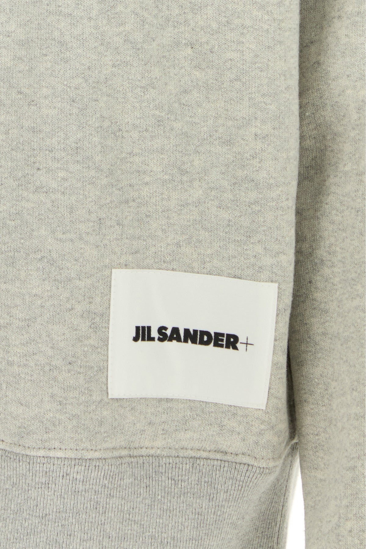 Melange grey cotton sweatshirt - 3
