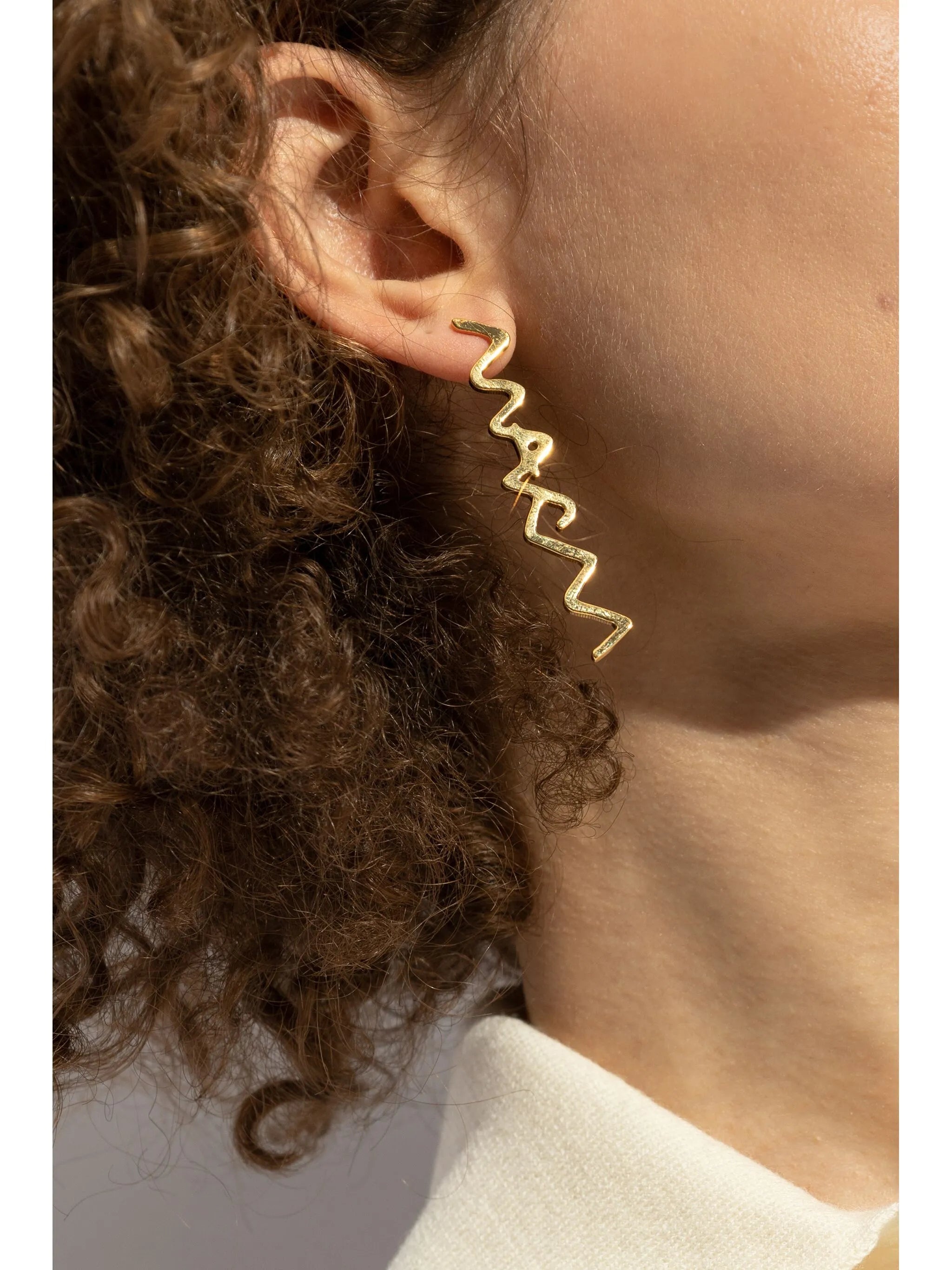 Logo Drop Earrings - 5